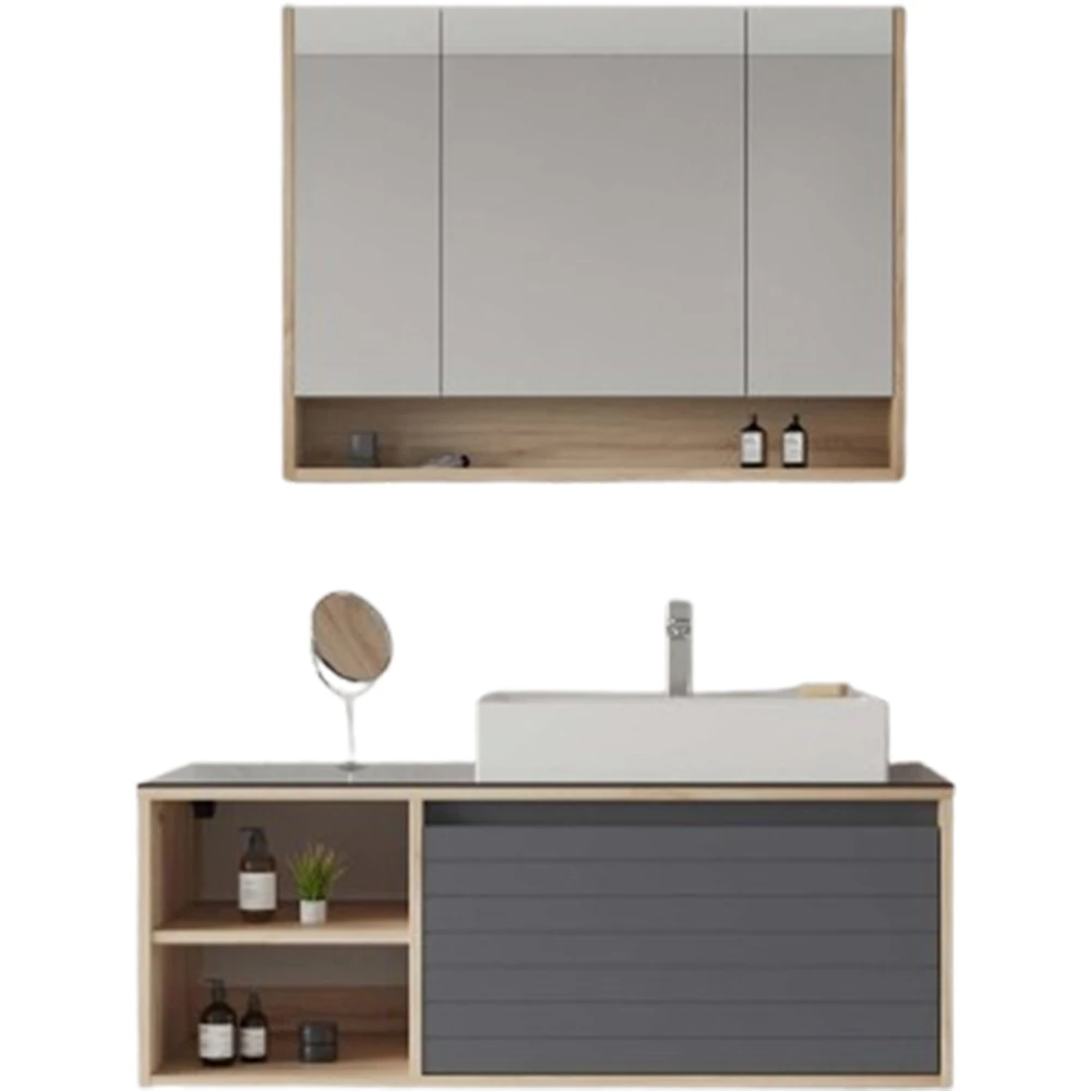 Orka Prato 120 Cm Legnano-Antrasit Banyo Dolabı Takımı