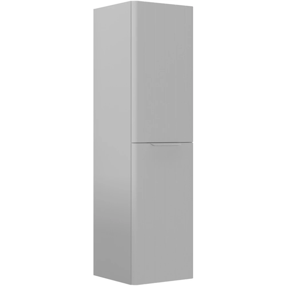 Orka Procida 40 Cm Sol Mat Beyaz Boy Dolabı (Krom Kulp)