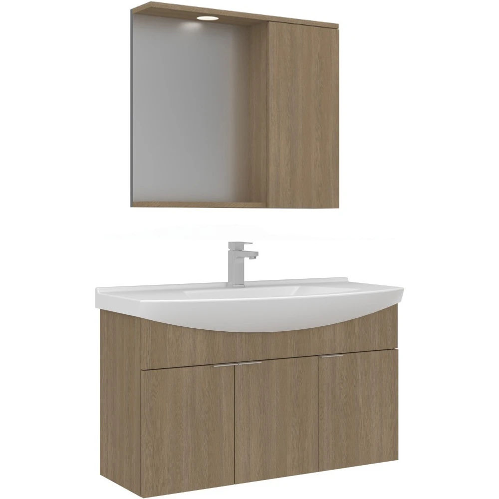 Orka Purus 100 Cm Budva Banyo Dolabı Takımı - 5007994