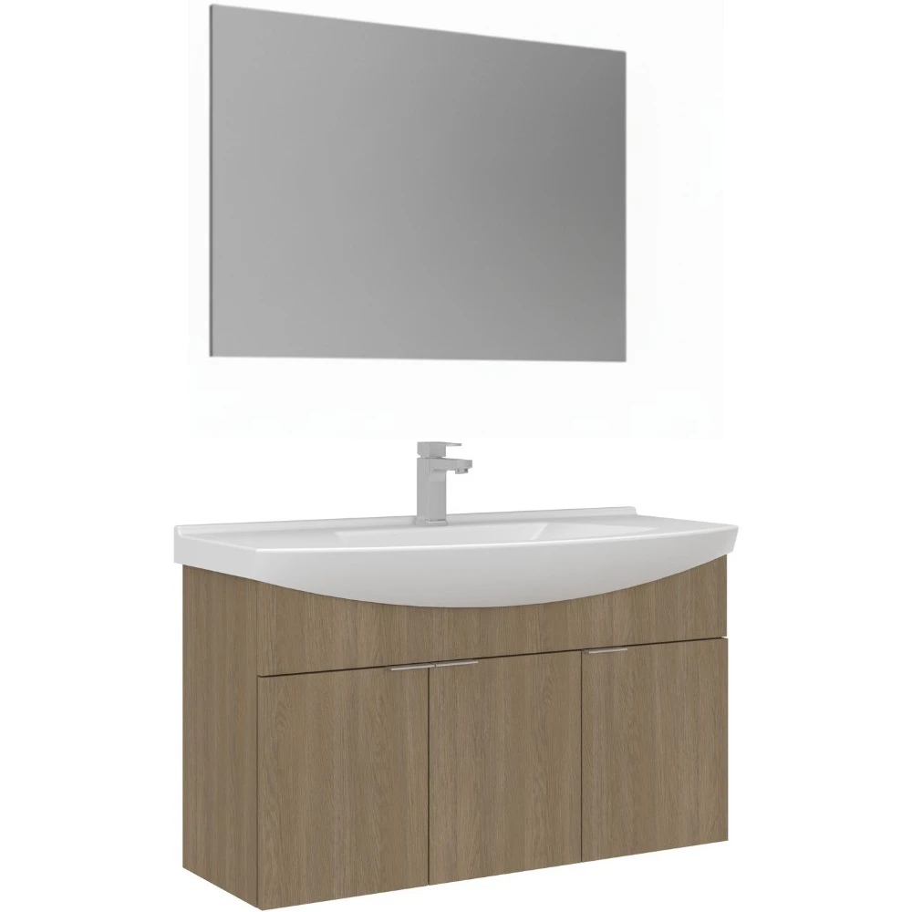 Orka Purus 100 Cm Budva Banyo Dolabı Takımı - 5008327