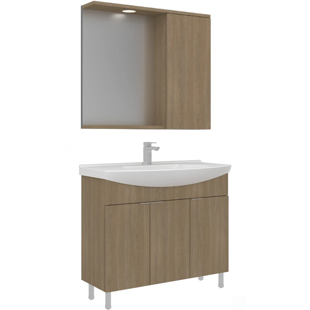 Orka Purus 100 Cm Budva Banyo Dolabı Takımı - 5008442