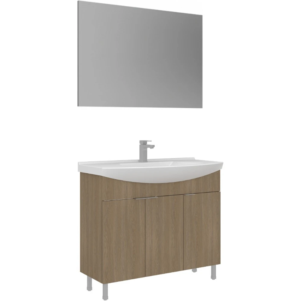 Orka Purus 100 Cm Budva Banyo Dolabı Takımı - 5008474