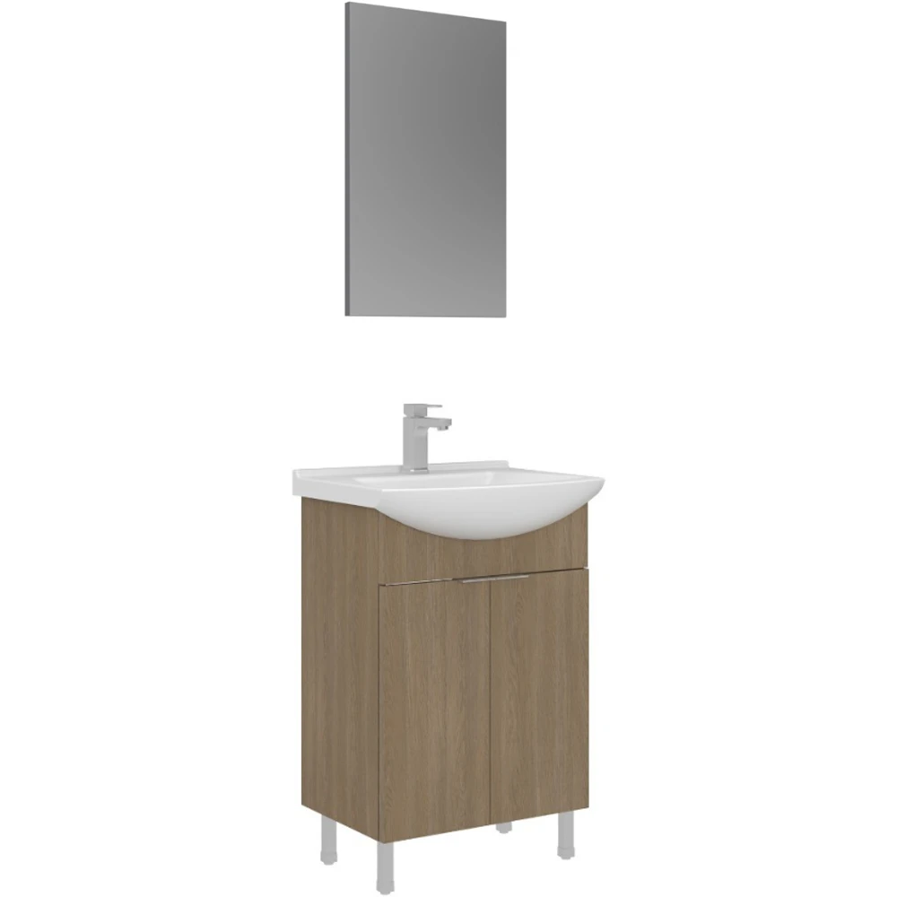 Orka Purus 55 Cm Budva Banyo Dolabı Takımı - 5008465
