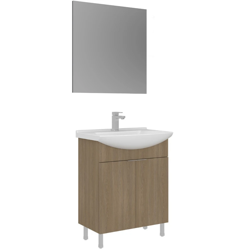 Orka Purus 65 Cm Budva Banyo Dolabı Takımı - 5008468