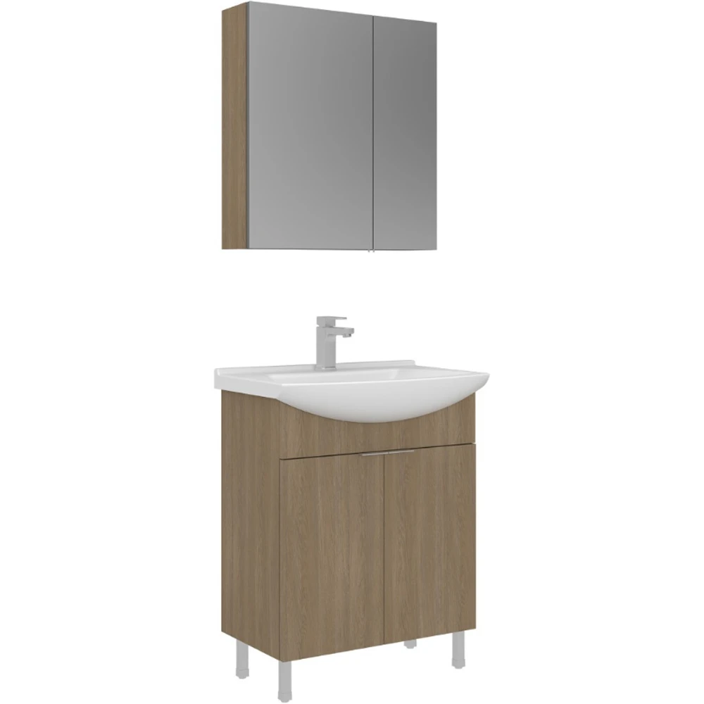 Orka Purus 65 Cm Budva Banyo Dolabı Takımı - 5008480