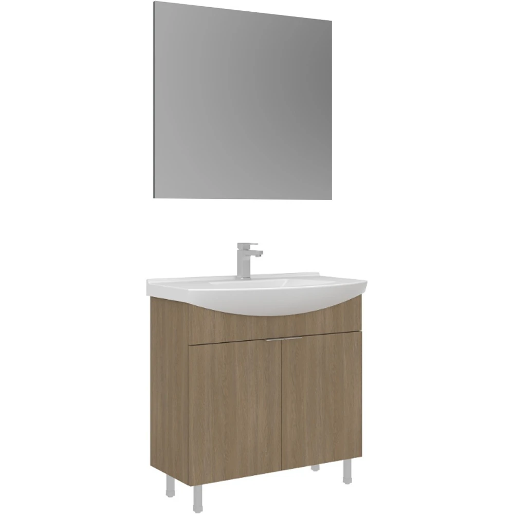 Orka Purus 80 Cm Budva Banyo Dolabı Takımı - 5008471