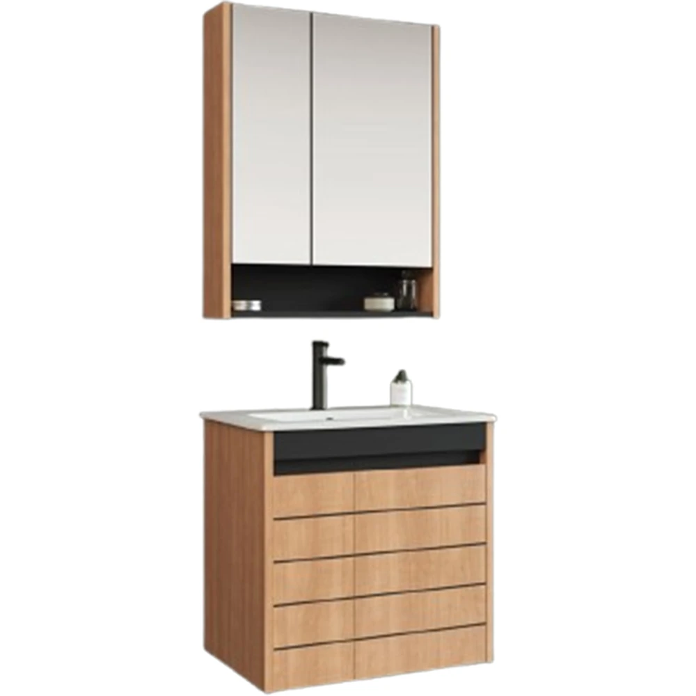 Orka Ricato 80 Cm Morgana Kiraz Banyo Dolabı Takımı