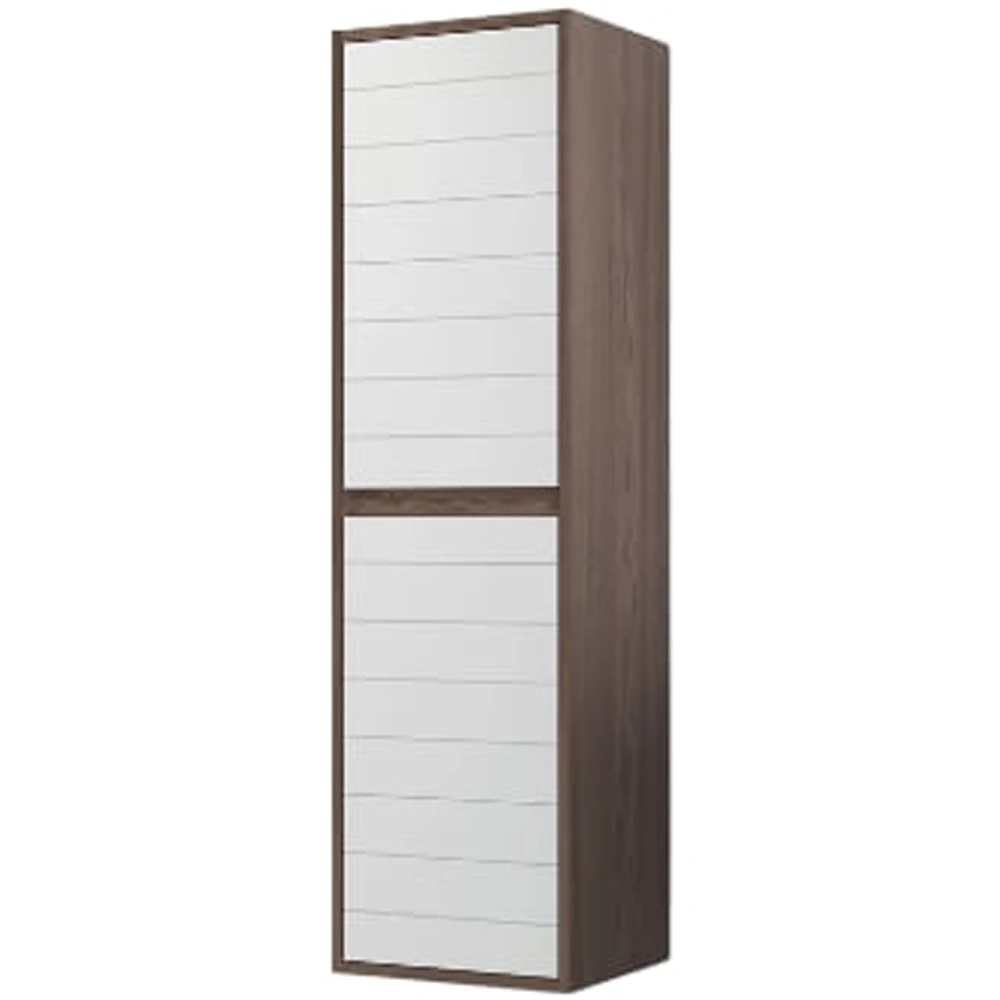 Orka Serra 40 Cm Beyaz-Navaro Boy Dolabı
