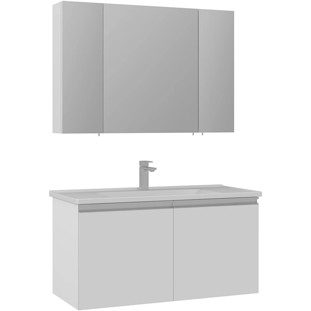 Orka Terme 100 Cm Beyaz Banyo Dolabı Takımı