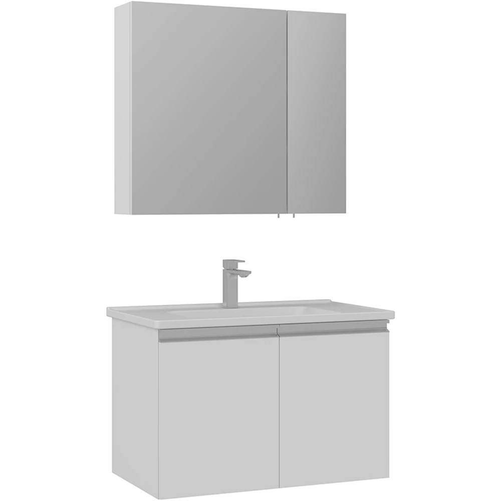 Orka Terme 80 Cm Beyaz Banyo Dolabı Takımı