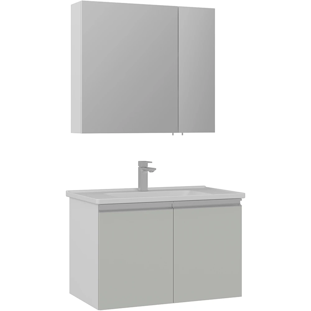 Orka Terme 80 Cm Kaşmir Banyo Dolabı Takımı