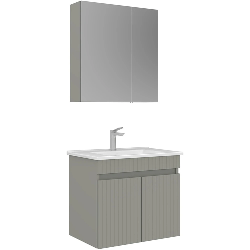 Orka Tivoli 65 Cm Mat Kaşmir Banyo Dolabı Takımı