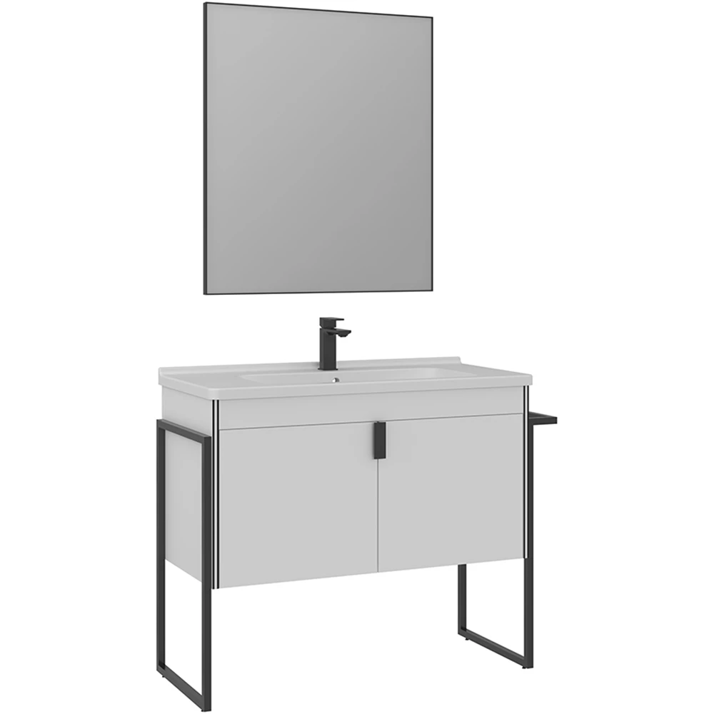 Orka Trio 100 Cm Beyaz Banyo Dolabı Takımı - 5004427