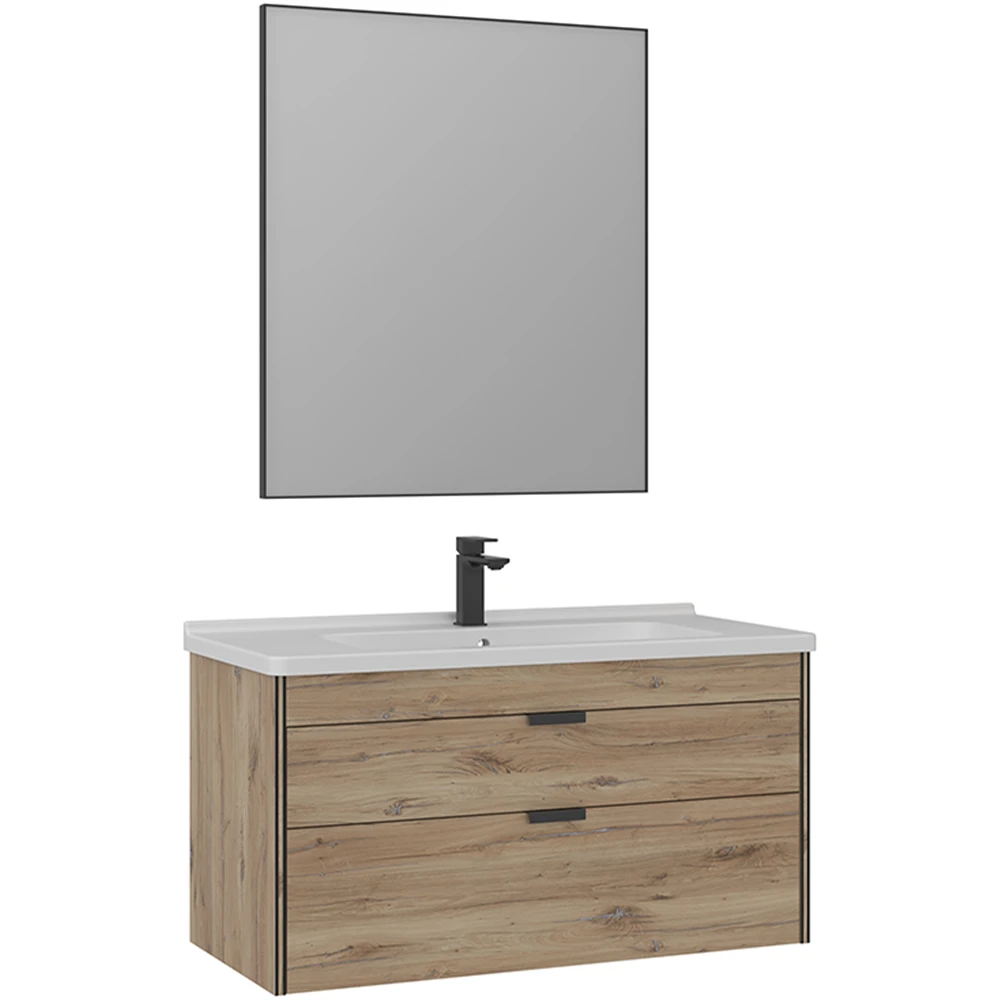 Orka Trio 100 Cm Senza Banyo Dolabı Takımı - 5004217