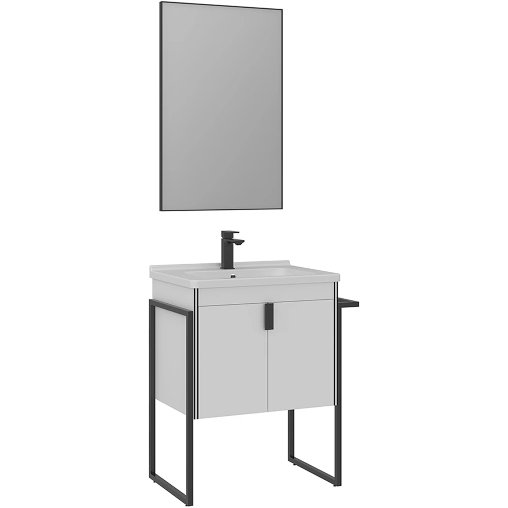 Orka Trio 65 Cm Beyaz Banyo Dolabı Takımı - 5004443