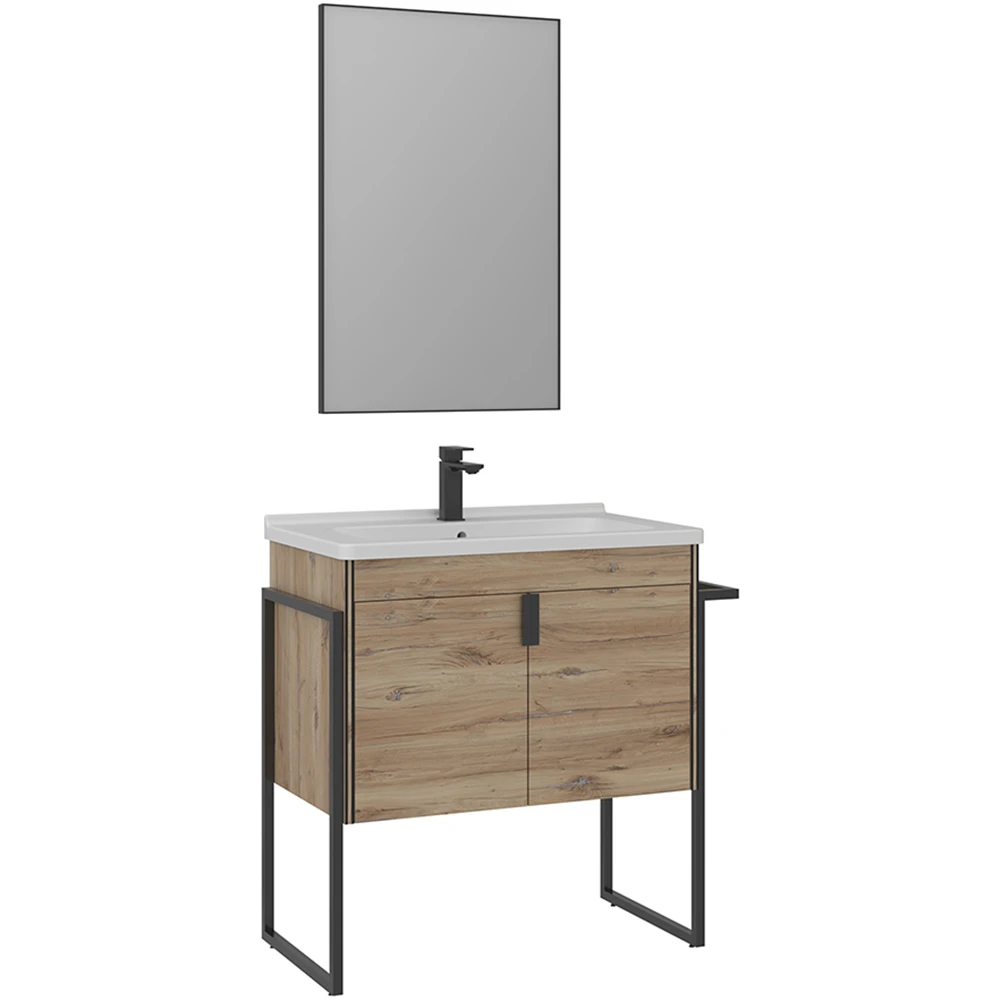Orka Trio 80 Cm Senza Banyo Dolabı Takımı - 5004219