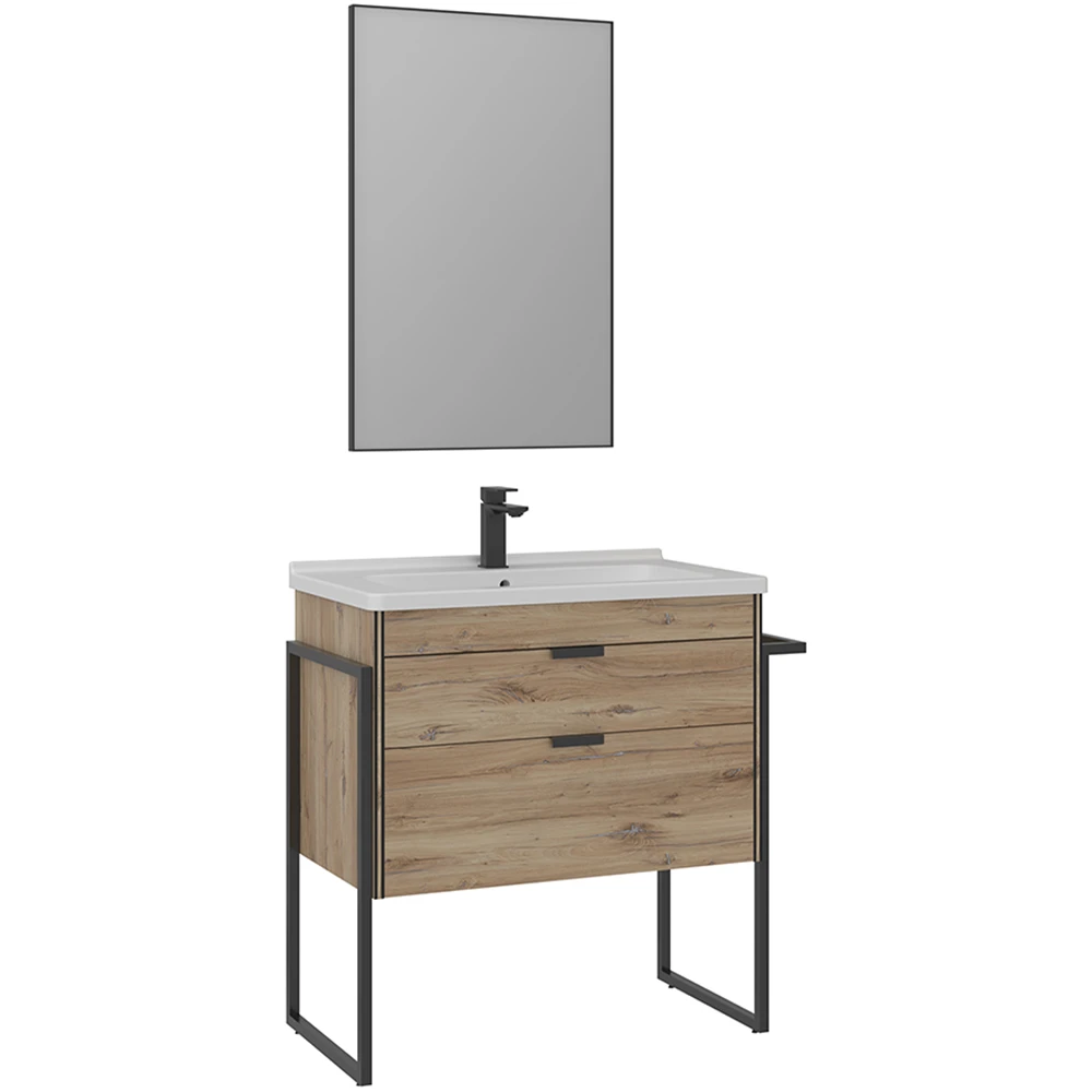 Orka Trio 80 Cm Senza Banyo Dolabı Takımı - 5004223