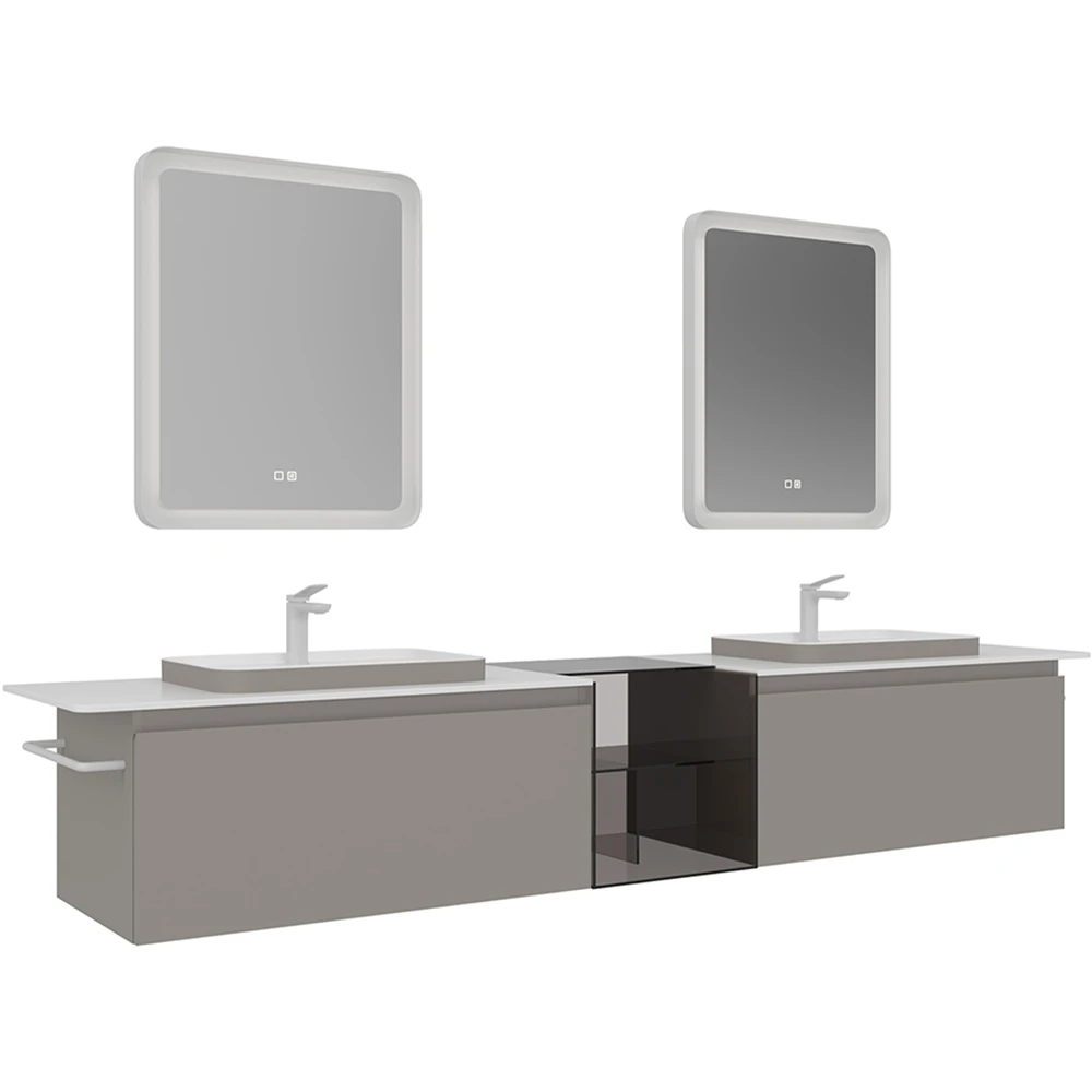 Orka Vico 240 Cm Mat Vizon Banyo Dolabı Takımı - 5008869