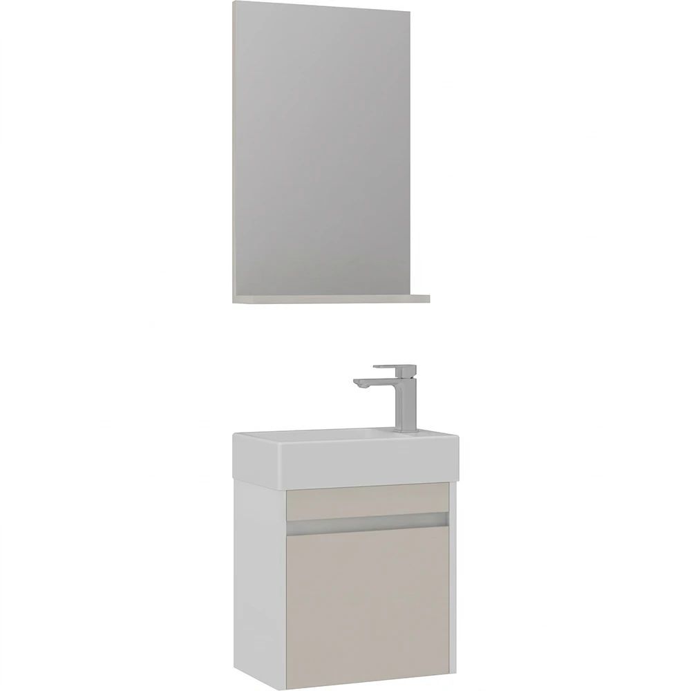 Orka Yedisu 45 Cm Kaşmir Banyo Dolabı Takımı