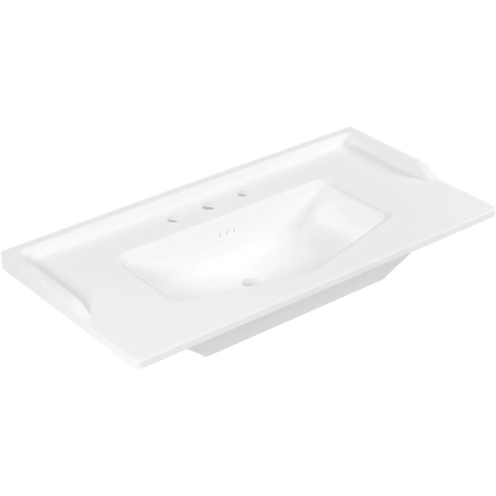 Serel Royal 100x50 Cm Üç Armatür Delikli Etajerli Lavabo - RY433DS110H
