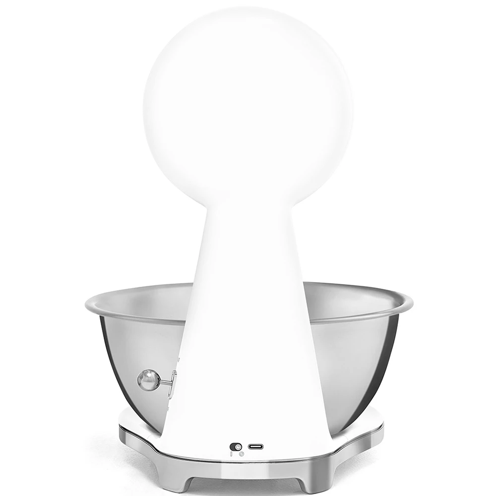 Smeg Beyaz Retro Analog Mutfak Tartısı - KSF01WHWW 3