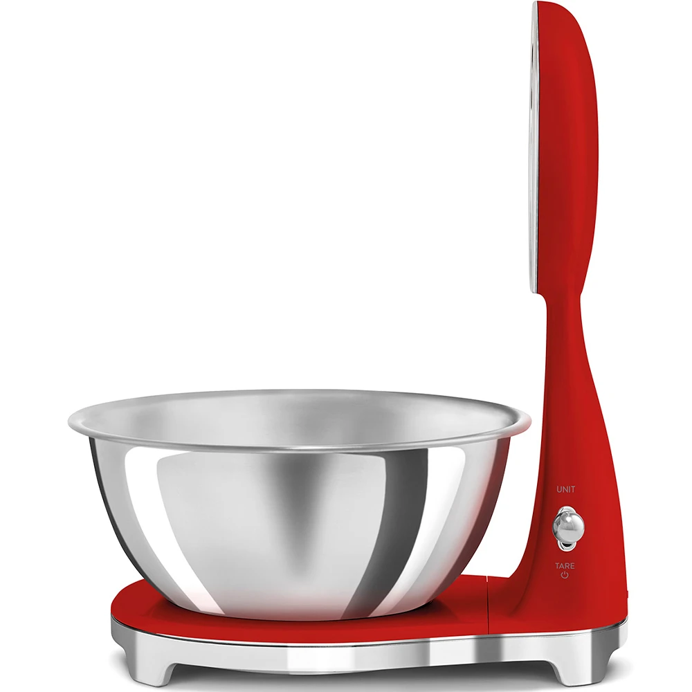 Smeg Kırmızı Retro Analog Mutfak Tartısı - KSF01RDWW 4