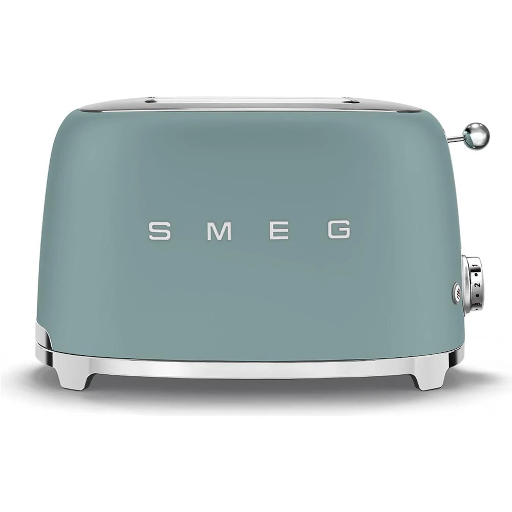 Smeg Mat Zümrüt Yeşili 2 Dilimli Ekmek Kızartma Makinesi TSF01EGMEU