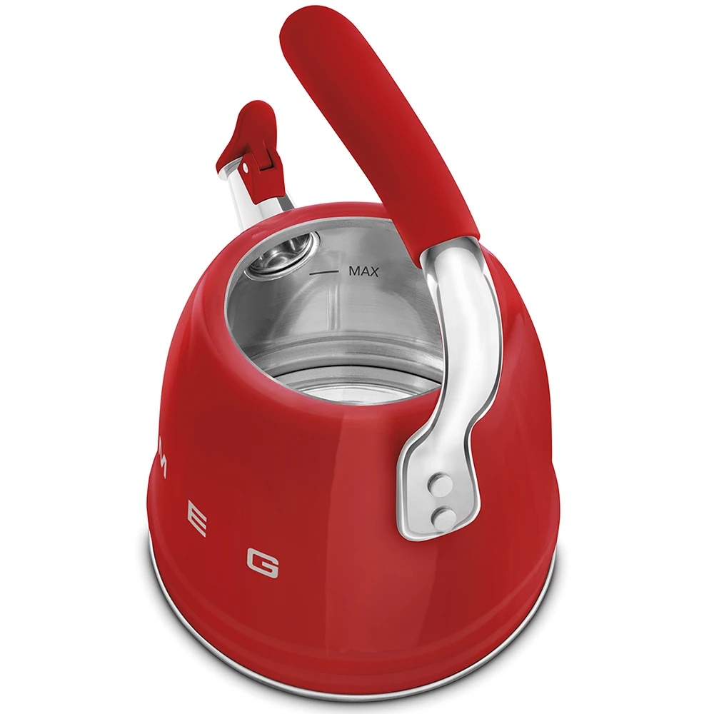 Smeg Retro Kırmızı Islık Kettle CKLW2001RD 4