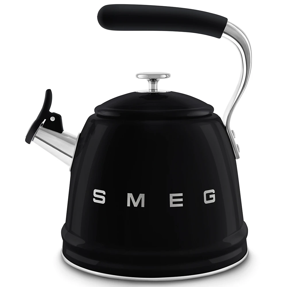 Smeg Retro Siyah Islık Kettle CKLW2001BL