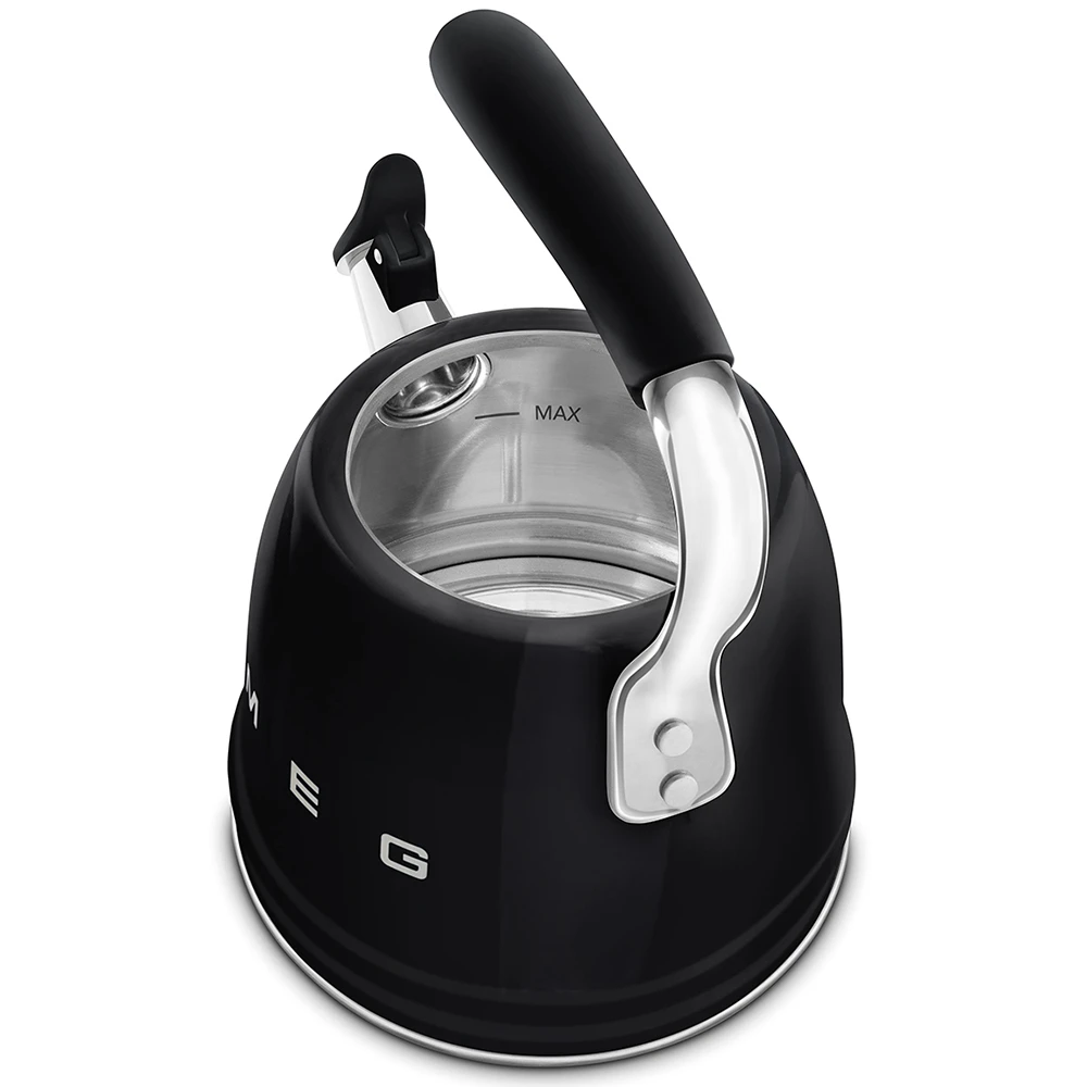 Smeg Retro Siyah Islık Kettle CKLW2001BL 4