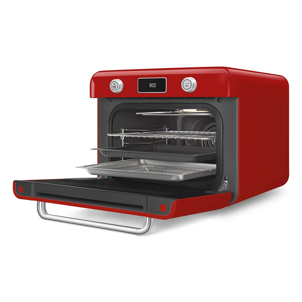 Smeg Tezgah Üstü Kombi Buharlı Kırmızı Fırın COF01RDEU 3