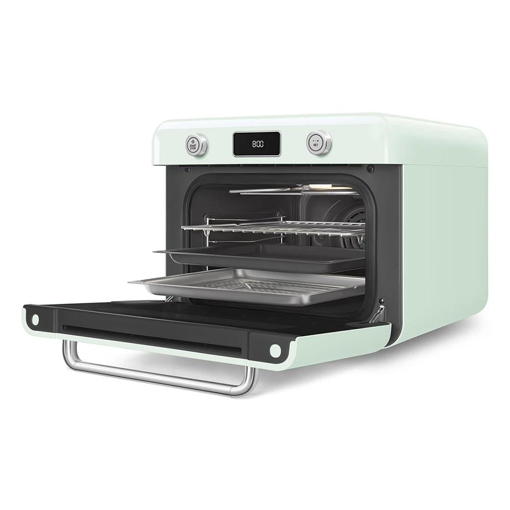 Smeg Tezgah Üstü Kombi Buharlı Pastel Yeşil Fırın COF01PGEU 3
