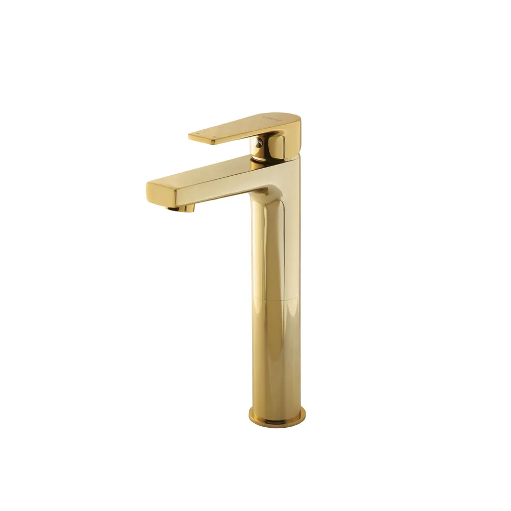 Creavit Sharp Altın Yüksek Lavabo Armatürü