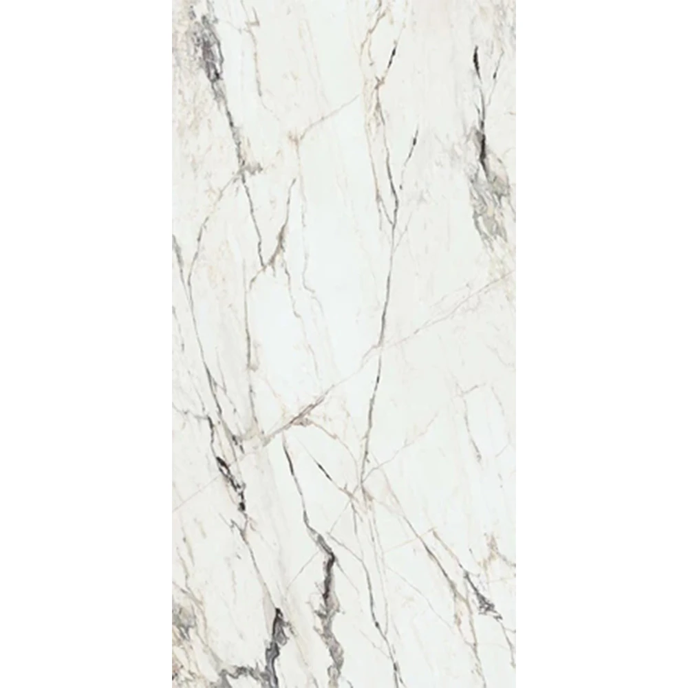 T-One Calacatta Capraia Modül A 6 mm Parlak Porselen Plaka 160x320