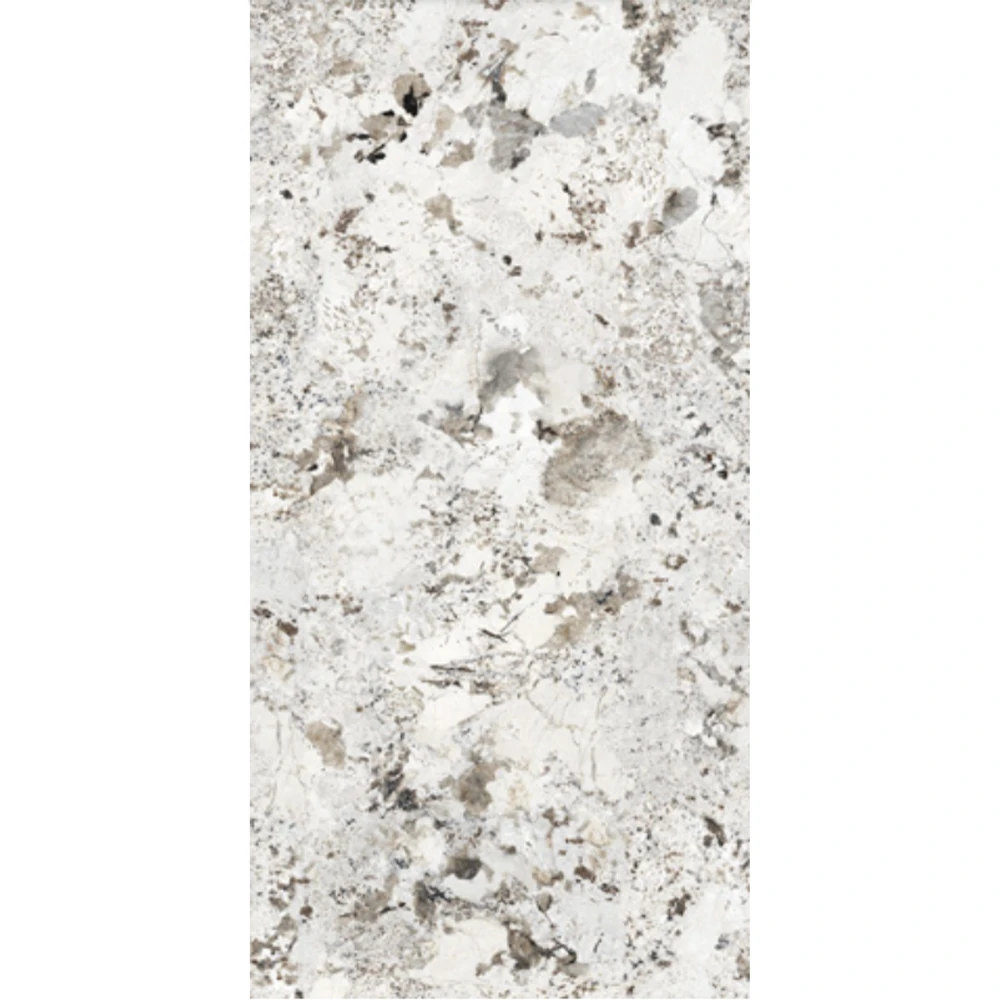 T-One Kalebodur Alaska White 6 mm Parlak Porselen Plaka 160x320 3