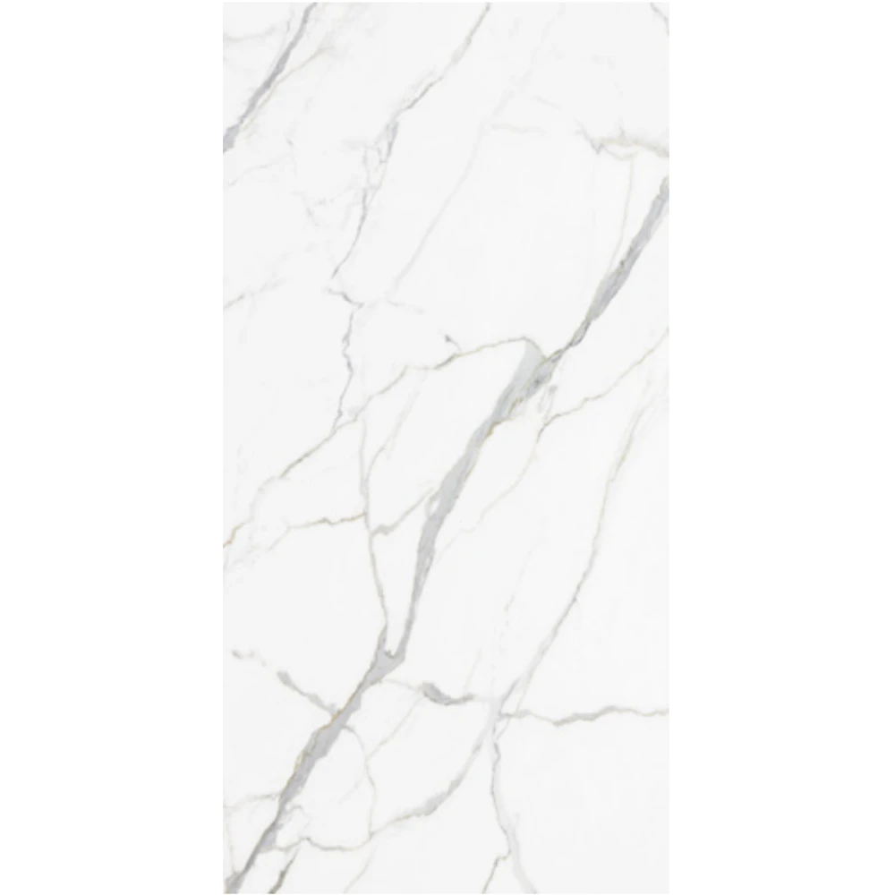 T-One Kalebodur Calacatta Unique Modül A 12 mm Parlak Porselen Tezgah 162x323