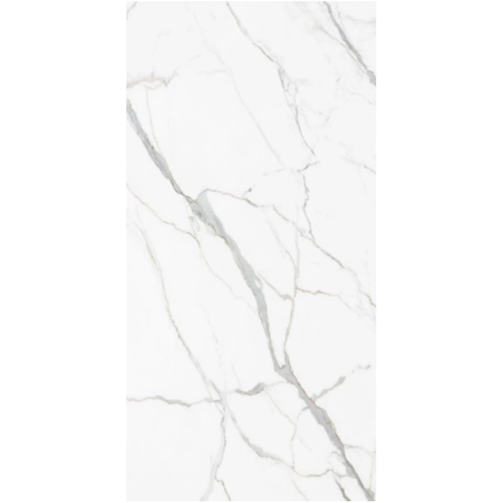 T-One Kalebodur Calacatta Unique Modül B 12 mm Parlak Porselen Tezgah 162x323