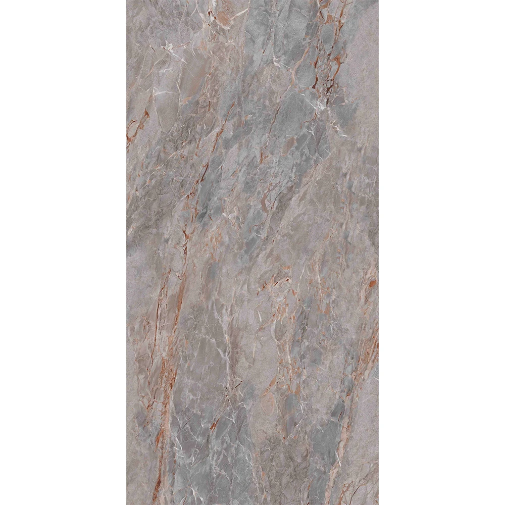 T-One Kalebodur Sarrancolin 6 mm Parlak Porselen Plaka 160x320 3