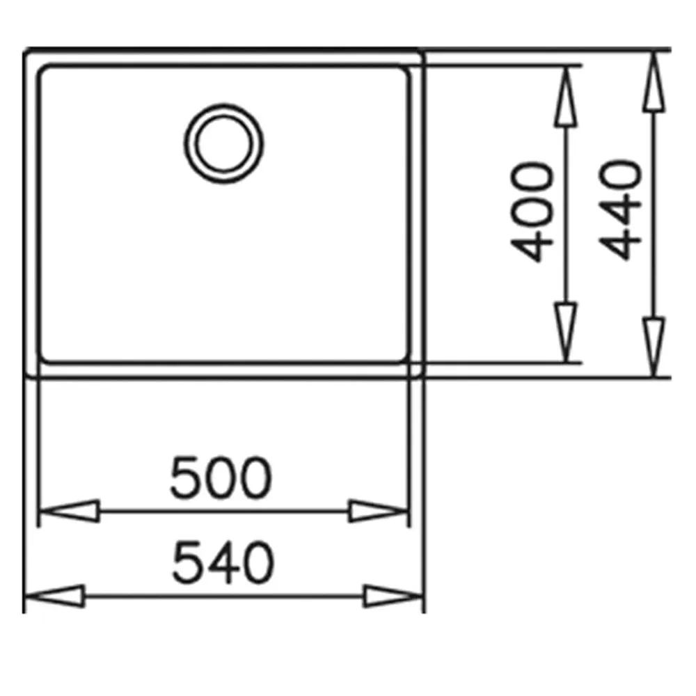 Teka BE Linea 50.40 R15 Paslanmaz Çelik Evye 2