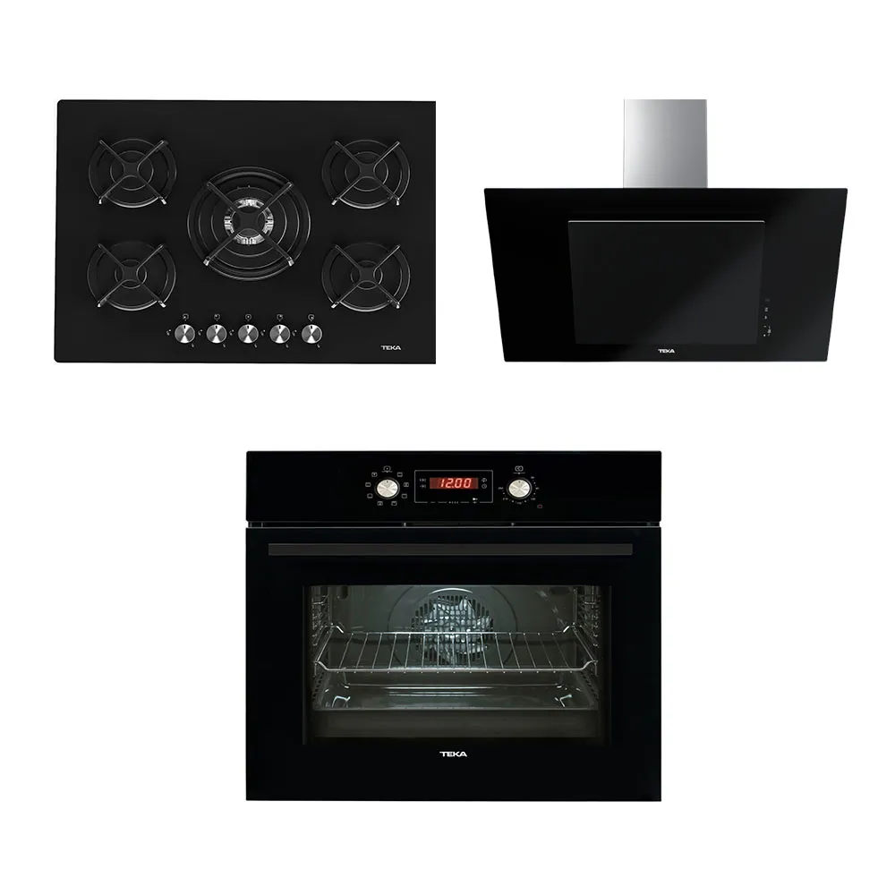Teka Chef10 Ankastre Set (Fırın+Ocak+Davlumbaz)