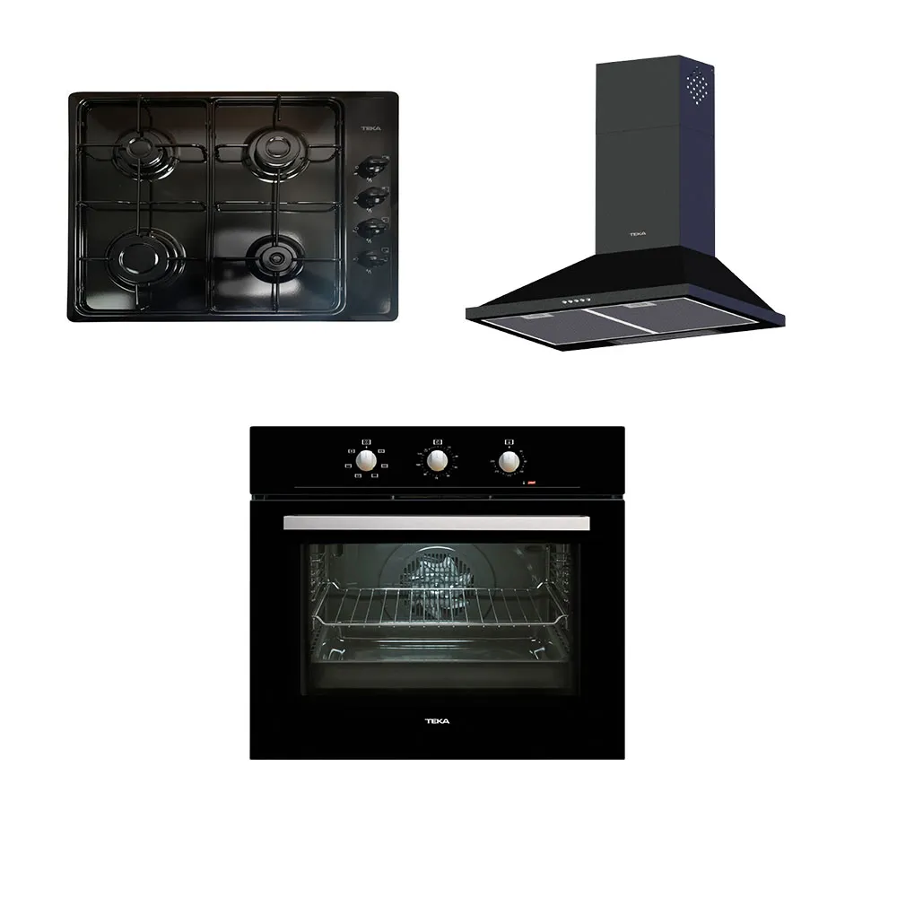 Teka Chef3 Ankastre Set (Fırın+Ocak+Davlumbaz)