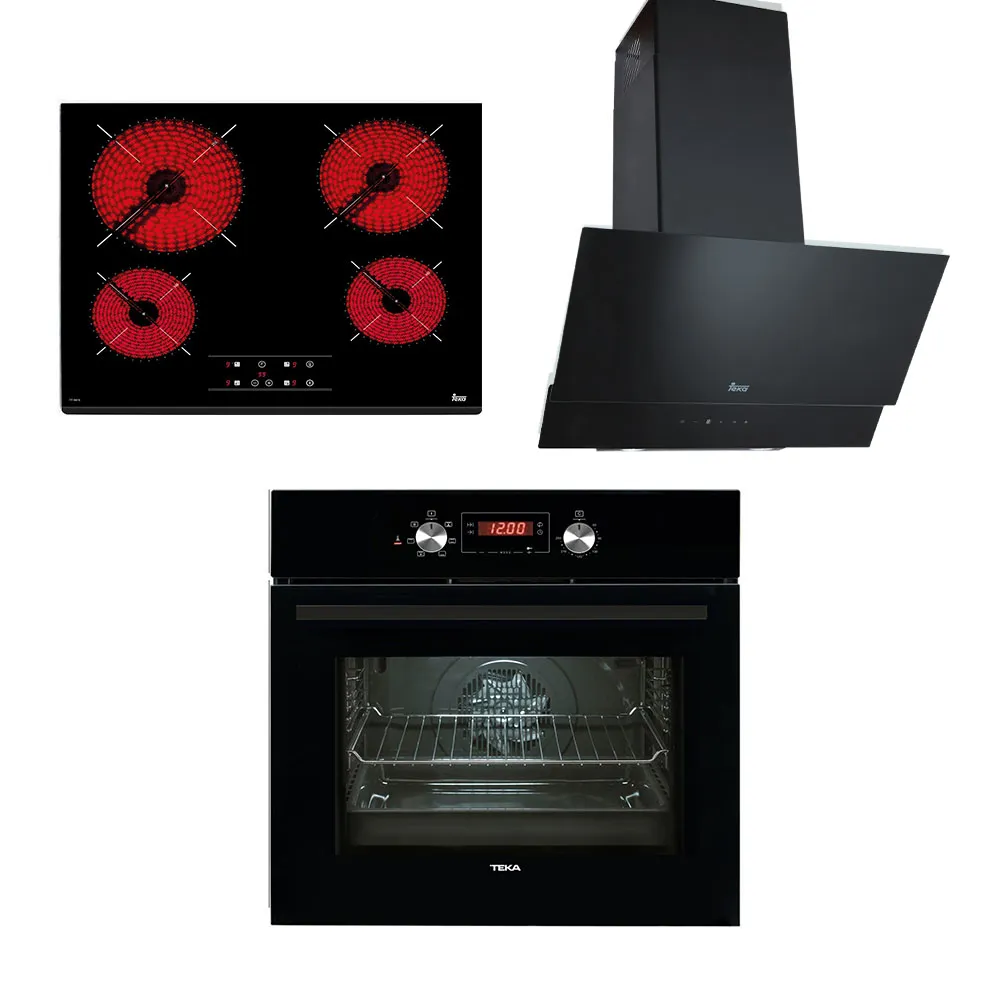 Teka Chef9 Ankastre Set (Fırın+Ocak+Davlumbaz)