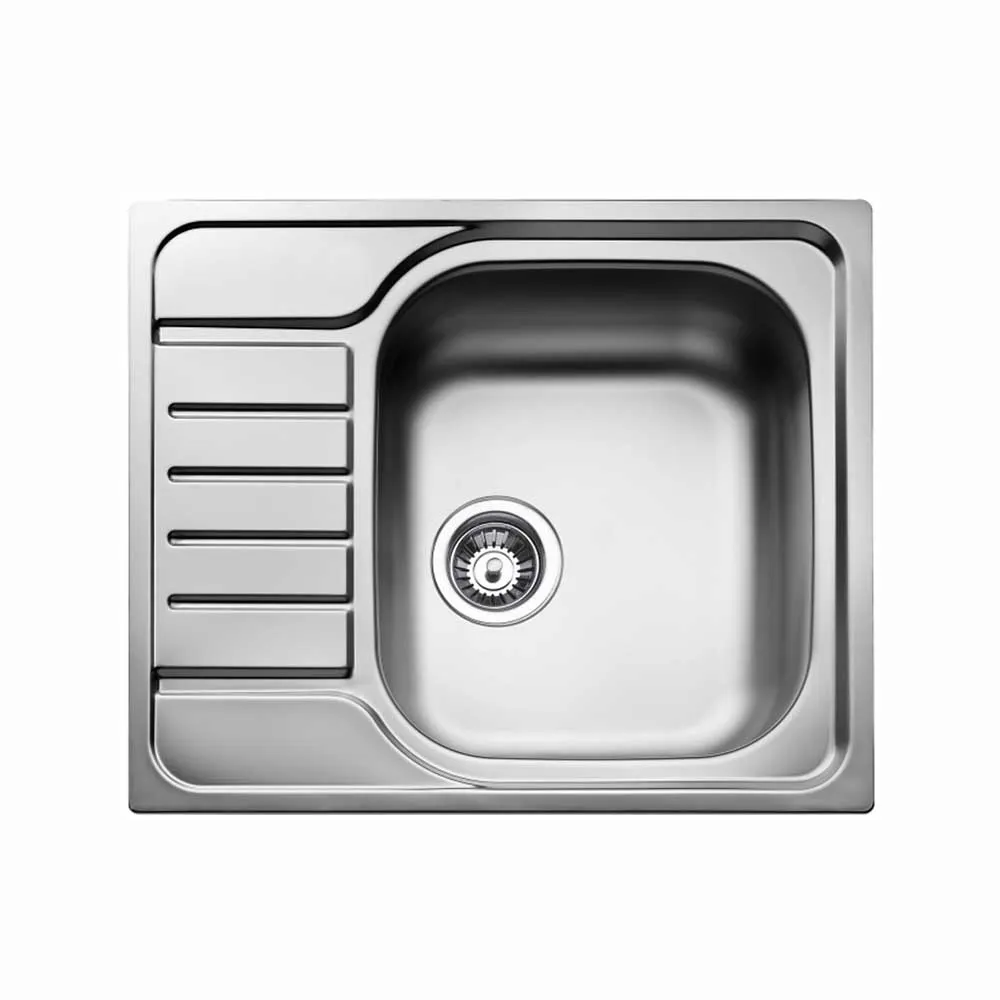 Teka Classic 1B 580.500 Çelik Sol Damlalıklı Evye