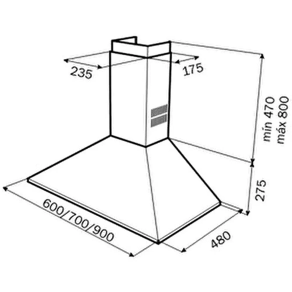 Teka DF 60 Duvar Tipi Davlumbaz 2