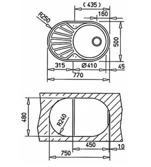 Teka DR 77 1B 1D Paslanmaz Çelik Evye 2