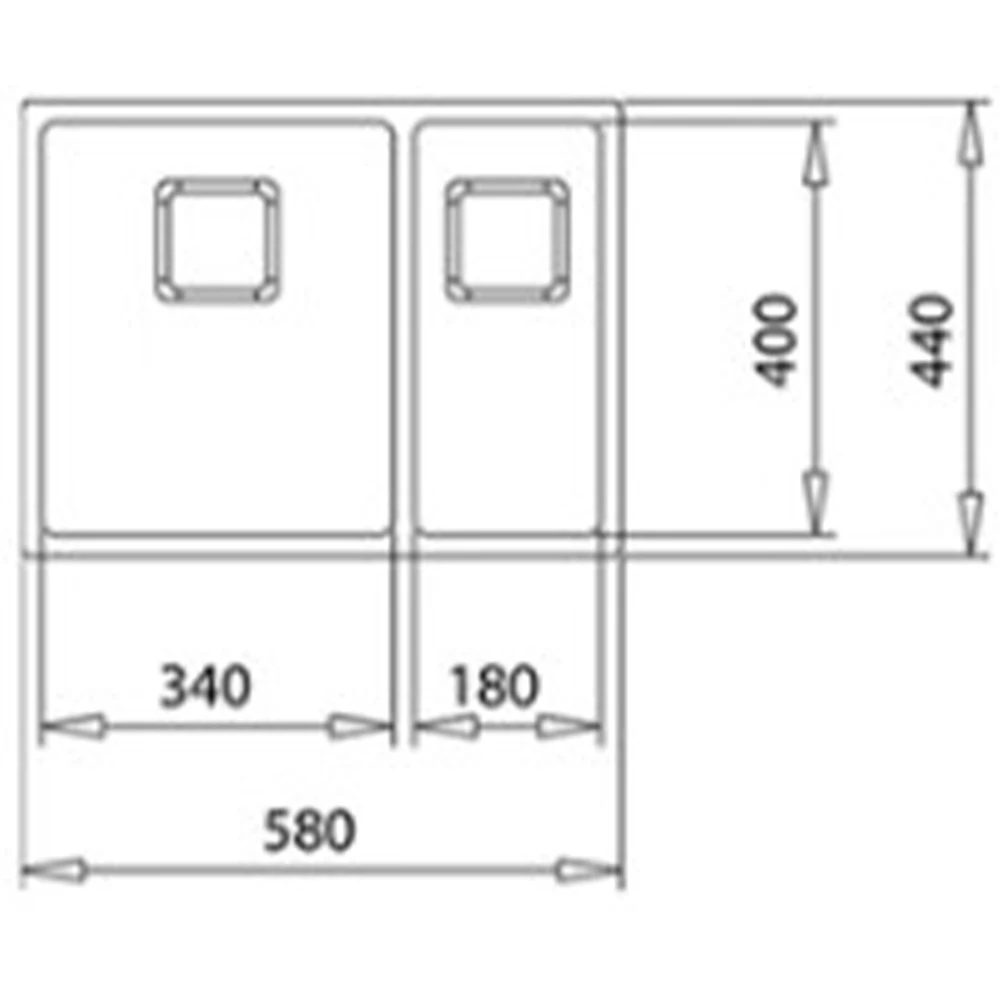 Teka Flexlinea Rs15 2B 580 Paslanmaz Çelik Evye 2