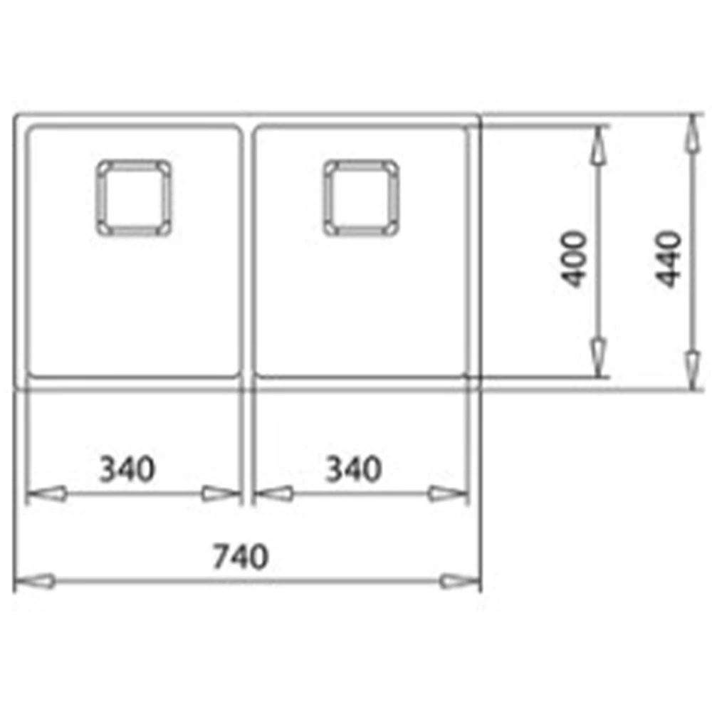 Teka Flexlinea Rs15 2B 740 Paslanmaz Çelik Evye 2