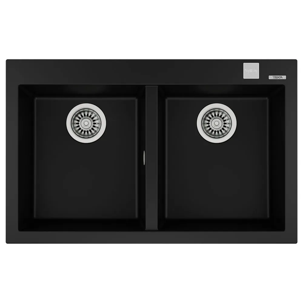Teka Forsquare 790 TG Siyah Tegranit Eviye