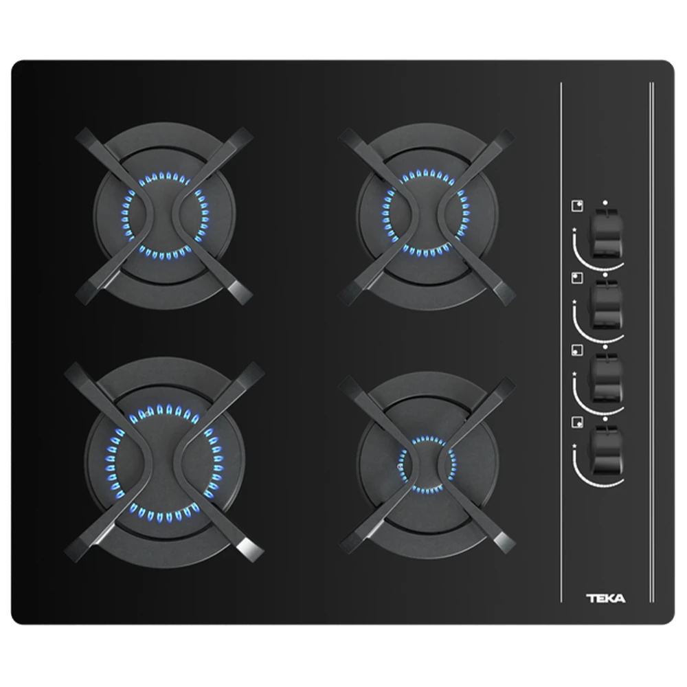 Teka GBC 64002 KBC 60 cm Cam Gazlı Ocak