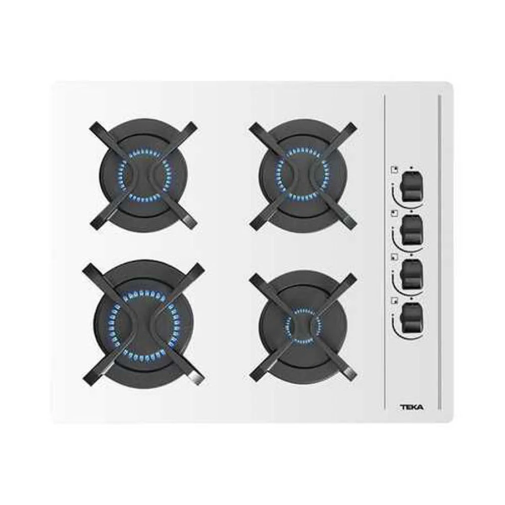 Teka GBC 64002 KBC WH (E4) Beyaz Cam Ankastre Ocak